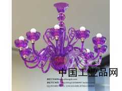時(shí)尚餐廳燈簡(jiǎn)約歐式吊燈 紫虹燈飾