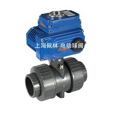 PVC電動(dòng)雙由令活接球閥，Q961F雙由令電動(dòng)球閥