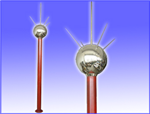 多針球形優(yōu)化避雷針， 球狀型雷電接閃器